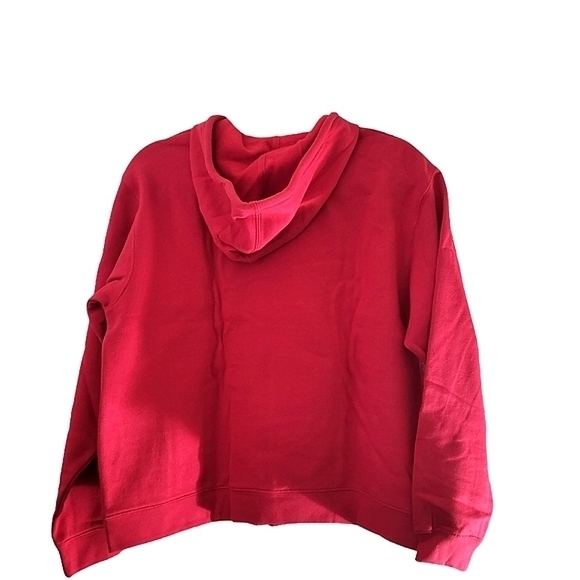 Disney Mickey Mouse Women's Red Zip Up Hooded Jacket Size Small - Picture 3 of 3